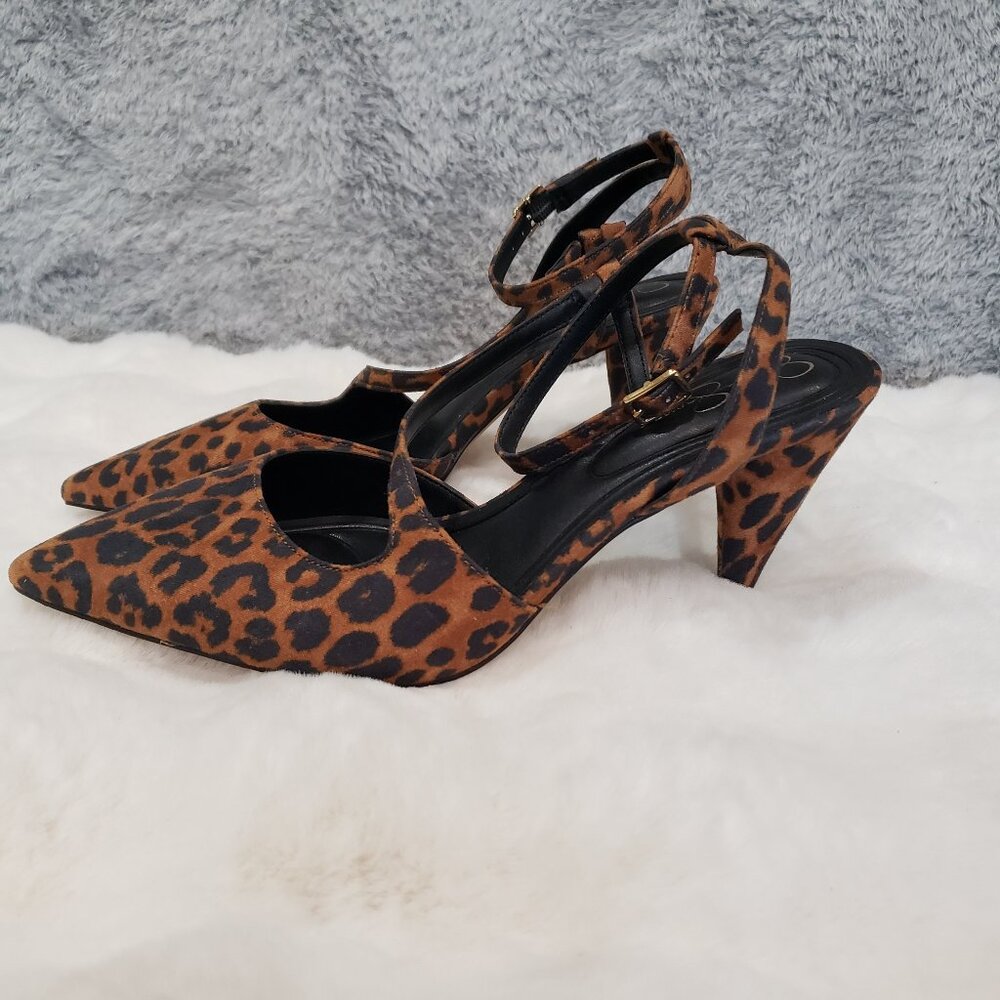Jessica Simpson Leopard Print Heels